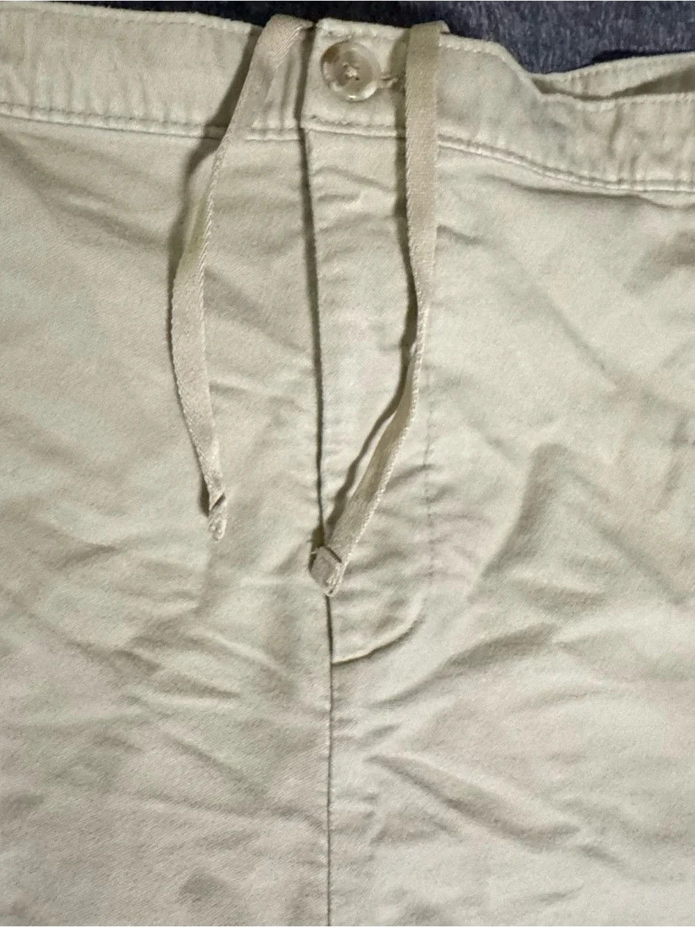 Old Navy Light Beige Casual Drawstring Pants